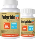 Ultra Polysaccharide Iron Suplement Complex 350 Mg - Energi Dukungan dengan Besi - Perlakukan Anemia Deficient Besi - 125 mg Vitamin C dan 1000 mcg Vitamin B12- 100 Capsules