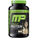 MusclePharm Combat Protein Powder, Vanilla Flavor, Fuels Muscles for Productive Workouts, 5 Protein Numbers Included Whey Protein Isolate & Egg Albumin, Gluten Free, 2 lb, 25 Servings
