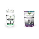 VetriScience Canine Plus MultiVitamin for Dogs, 90 Tablet & Omega Plus Advanced Skin Suplemen untuk Dogs, 40 Chews