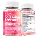 2 Pack Lipomal Collagen Peptides Pills for Women 2000mg, Multi Hydrolyzed Collagen Type I, II, III, V, X with 2500mcg Biotin - Collagen Suplemen Softgels with Hair, Skin & Nails Vitamin, 240 Cts