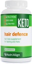 Nutri- Align Hair Defence Biotin Kompleks untuk Keto dan Fasting 14; 90 Capsules 126; High Power Hear Growth Biotin - 2500mcg Biotin per Capsule 124; Vitamin A, Folic Acium & Calcium