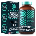Appetite Supressant for Weight Los, Hunger Loser - Diet Pills That Work Fast for Women and Men - Garcinia Camigia, Glucomannan, White Ginney Bean Blocker dan Fat Burner - 60 Vevgie Caps