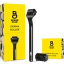 The Beard Club Premium Derma Roller for Face, Body and Scalp - Micronedling Roller for Men and Women with 540 Titanium Microneedles - for Hair & Beard - Weighted Metal Handle - Magnetic Storage Case