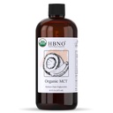 HBNO MCT Oil Organik 16 oz (475ml) Nilai Ukuran - Ideal untuk dressing Salad, balms Lip, Cuci Wajah, Lotion, Skincare, dan produk perawatan rambut.
