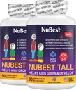 NUBest Tall Kids - Toddlers Vitamin dan Kid Vitamin for Age 2 sampai 9 - Dukung Bone Strongth, Overall Health and Imunity Shape - 180 Chewable Berry Tablet 124; Paket 2
