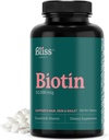 Biotin 1000mcg - Max Kekuatan Biotin Suplemen - Hair Skin dan Nails Vitamin untuk Perempuan & Men, Pertumbuhan Rambut & Energi Produksi, Kosher, Non-GMO, 360 Mini Tablet