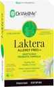 Dr. WellMe Laktera Allergy- Produksi Bebas - 30 Kapsul, 12B CFU Goat 's Milk Probiotic Formula, Suplemen Kesehatan Ammune & Gut - Lactosa rendah, Glutenose - Bebas untuk Dewasa & 7 + Anak