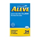 Aleve Pain Relief Naproxen Sodium Caplets Aver24 Count