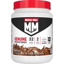 Muscle Milk Genuine Powder, Chocolate, 1.93 Pounds, 13 Pounds, 32g Protein, 2g Sugar, Kalsium, Vitamin A, C & D, NSF Bersertifikat untuk Sport, Energizing Snack, Paket Mei Vary