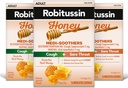 Robitsin Medi- Sothers Honey Lemon Throat Lozenges, Long-Lasting Cough + Sore Throat Pain Relief - 48 x 16ct Packs)