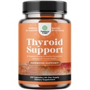 Herbal Thyroid Support Complex - Venable Kelp Iodin Suplement with L Tyrosine, Bladderwrack, Selenium & Pure Ashwagandha for Hormone Saldo - Mood & Energy Dietary Pills - 120 Halal Capsules