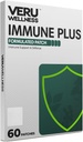 Veru Wellness Immune Plus Patch - Daily Imune - Overall Health, Zinc, Elderberry dan Echinacea (60 Hari)