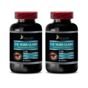 Suplemen Mata Lutein - Eye Vision Guard 24 MG - Advanced Eye Complex - Lutein for Eyes, Vision Support Complex, Vitamin A, Grape Seed Extract, Visi Pil untuk Mata Lebih dari 50, 2 Botol 120 Capsules