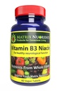 Vitamin B3 NIASIN - Digetical, Heart dan Imune Dukungan! - 100% Organik - Juga Improve Fungsi Otak, Energi dan Mengurangi Stres - Tablets Vegan (60ct)