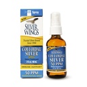 Path Natural Silver Wings Colloidal Silver Liquid - Daily Immune Supplement Support - 50plum (250mcg) - 2oz Semy