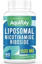 Lipomal Nicotinamide Tambahan 2000 mg dengan TMG dan Pterostilbene untuk Absorpsi Maksimum, Superior untuk NAD, Boosting NAD +, Cellular Energy, dan Pertahanan Umur, 60 Softgeels