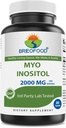 Brieofood Myo Inositol 2000 mg per Serving - 60 Tablets - Lab Partai 3 Diuji