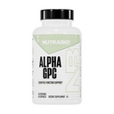 NutraBio Alpha GPC, Dukungan Otak & Peningkatan Fungsi Memori, 300mg - 60 Capsules Vegetable