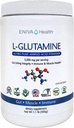Eniva Health L-Glutamine Pure Powder, Unfeatored (101 Servings), Vegan, Gluten- Free, Sugar- Free, Non-GMO 124- Formulated, USA Made 124; Gut Health, Leaky Gat, Bloating, Muscle Health, Imune System