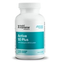Nutri Supreme Active 50 Plus, CoQ10, Lutein, ALA, dan Turmeric, Formula Lanjutan untuk Penuaan dan Vitalitas Sehat, 120 Vegetable Kapsul