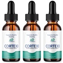 (3 Pack) Cortexi Ear Drops - Cortexi Formula Resmi - Cortexi Tinnitus Treatment Cortexi Tears Drops, Cortexi for ringing in ears, Cortexi Supplemen Drops Maximum New Improved (3 Oz)