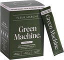 Fleur Marche Green Machine Super Greens Powder Pawder - Organic Greens, Fruit & Progrees - Superfood for Dibuble, Energy, Microbiome Dukung & Detox - On- The- Go Green Juice - 14 Paket