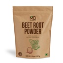 MB Herbals Beetroot Powder 8 oz (1 / 2 lb): 124; Non- GMO, Gluten- Free, Fine Beet Root Powder for Smoothies, Shakes & Baking & Baking 124; Vegan-Friendly