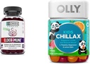 Zhou Nutrition Elderberry Gummies 60 Count & OLLY Kids Magnesium Gummies 50 Count Immune & Tenang Dukungan