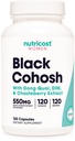 Nutricost Black Cohosh for Women 660mg, 120 Capsules - dengan Don Quai, DIM, dan Chaste Berry, Veggie Caps, Non-GMO, Gluten Free