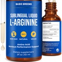 L Arginine Liquid - Tambahan L- Arginine untuk Pria dan Wanita dengan Nitric Oxide Precelsor, L Arginine Suplemen