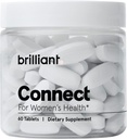 Brilliant Period Health Supplement - Promopes Relief from Cramps, Fatigue, Irregular Periods, Hormonal Acne, Hot Flashes dan More * - Natural Hormone Salvation Support * (60 tablet)