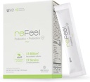 reFeel 2.0 Daily Probiotic Supplement - 15 Miliar CFU, Lightly Sweet Yogurt Flavor, Pregitified, for Optimal Gut Flora Saldo, NUtrient Absorpsi & Overall Wellness (19 Strain Blend)