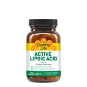 Country Life R-Alpha Lipoic Acid Complex 300mg - Alpha- Lipoic Acid 270mg & R-Lipoic Acid 30mg - Antioksidant Dukungan - Tidak ada Yeast, Corn, Wheat, Soy, Gluten, Milk - Alpha Lipoic Acid Suplemen