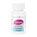 GeriCare Prenatal Multivitamin by HealthStar for Healthy Mom and Baby - Flolate + Vitamin C + Vitamin D + Iron + Calcium + B12- 100 Tablet