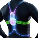 noxgear Tracer2 Multicolor Light Up and Reflentive Running Vest 124; Rechargable, Ultra- bright Run Lights for Runners