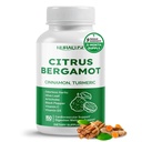 Citrus Bergamot 9-in -1 Formula - dengan Cinnamon Turmeric Odorless Ballic, Olive Leaf, Artichoke - Dibuat dan Diuji di Amerika Serikat