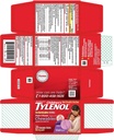Tylenol Children 's Pain + Fever Chewable Tablets Grape Flavor - 24 ct, Pack of 4