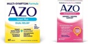 AZO Yeast Plus Dual Relief 60 Tablet, Infeksi Yeast & Vaginal Symptom Relief + Dual Protection, Pendukung Urinary + Vaginal *, Prombiotic Plus Clinically Proven Women 30 Count