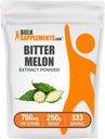 BulkSuplements.com Bitter Melon Extract Powder - Bitter Melon Suplement, Bitter Gourd Extract - Herbal Supplement, Gluten Free, 750mg per Serving, 250g (8.8 oz) (Paket 1)