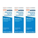 Rugby Dibucaine Topical Anestetic 1% Heemorhoid Oestil- Suin Relief Cream for Itching and Burning, Heembehoid Treatment, Anti Itch Cream 1 Oz (3 Pack)