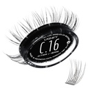 Lashify Curl 16mm Gossamer Extensions Refill, Black, DIY False Lashes for a Natural Look