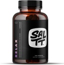 SALTT Relax - Magnesium Capsules Supplement - 203mg Ionic Magnesium Chloride w / Sodium, Potasium, Electrolite - Vegan, Sugar & Gluten Free - 240 Count - by Keto Chow
