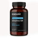 Endur Chooline L (+) Bitarcter, Deadbed Rilis Otak & Hati Dukungan Suplemen, Prrenatal Safe, Vegan, Non-GMO, Gluten Free, 300mg (60 Tablet)