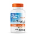 Doctors 's BEST High Absorpsi CoQ10, Heart & Energy Dukung, USP Verified, Properated CoQ10, Non-GMO, Gluten Free, Soy Free, Vegan 60 Vevgie Caps