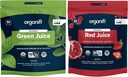Green Juice dan Red Juice Bundle - 30 Day Suply, Menyegarkan Aduk Superfood Organik Dengan Antioksidan untuk Dukungan Energi dan Stress - Tidak ada GMO, Gluten, atau Soy
