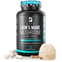 Kapsul Mane Mane - Memori, Fokus & Kejelasan - Nootropic Suplemen Otak dengan Ashwagandha, Thiamin (B1), Magnesium L-Threonate - Kognitive dan Brain Dukungan bagi Energi Mental, 240 Caps