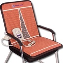 MedCrystal Far Infrared Chair Mat - 40 "L x 20" W - Natural Amethyst - FIR Haating 86- 158 ° F (30-70 ° C) - Negatif Ion - asli Manufaturer-Hot Stone Pad
