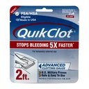 Adventure Medical Kits QuikClot Gauze - Flexible Hemostatic Medical Gaize for Emergency Survival or Decister Preparation Keits & More - Stop Bleeding Fast with Kaolin - 3 "x 24"