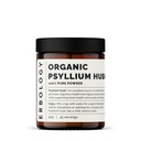 Erbologi Psyllium Husk Powder 3.2 oz - 45 hamba - Promoles Digetical Health and Regular Bowel Movement - Disustable Sourded Straight from Farm in India - Small Batch - Vegan - GMO-Free