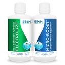 Beam Minerals Micro- Boost dan Electrolyze Advanced Set 124; Advanced Electrolite & Mikronutrient Dukungan: 124; 100% Bioavailable, Format Ionized